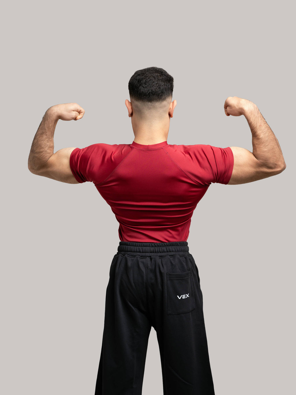 RED COMPRESSION T-SHIRT